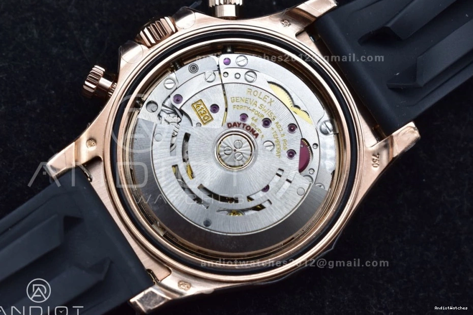 Daytona 749 Edition (Gain Best Oyster-flex on ZF 116515 SH4130 Dial 1:1 Strap Chocolate Weight) DailyWear Black LN 0407